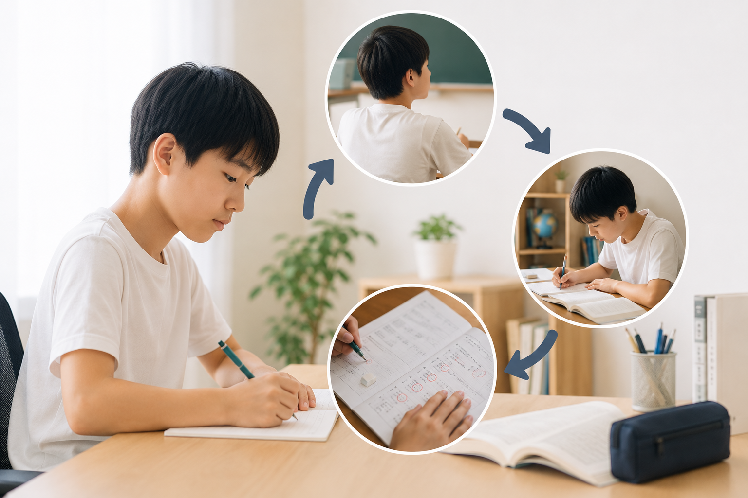 中1の夏は「勉強の型」を作る時期