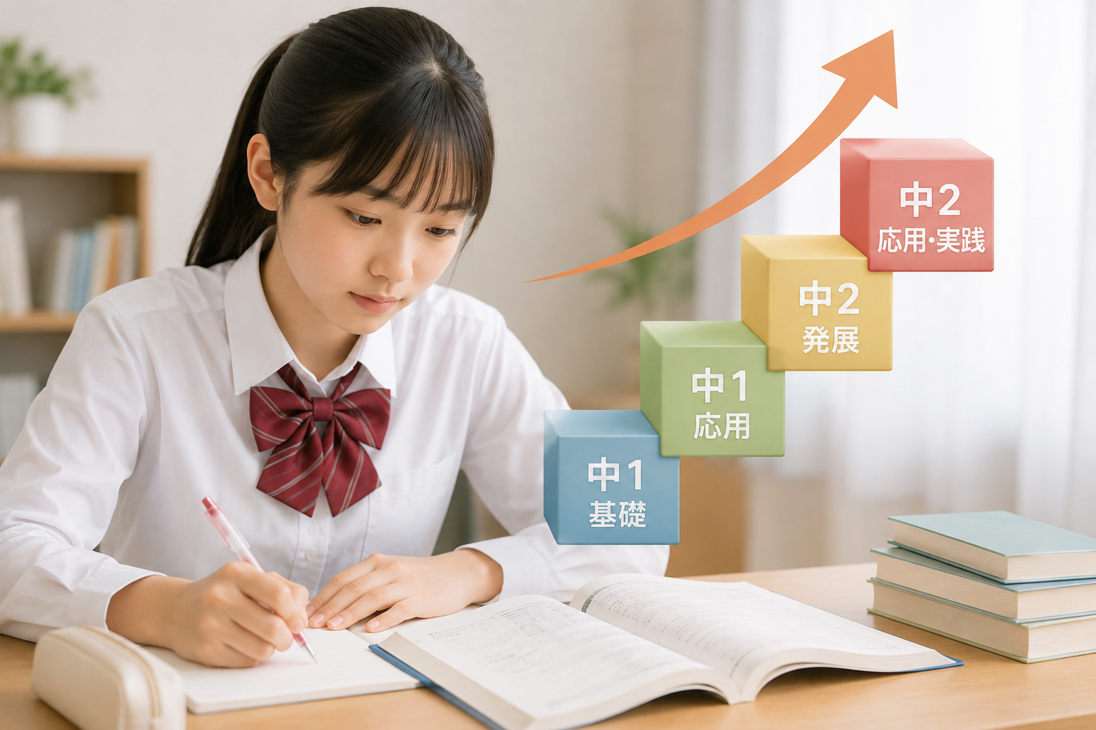 中2は「積み重ね」がより重要になる