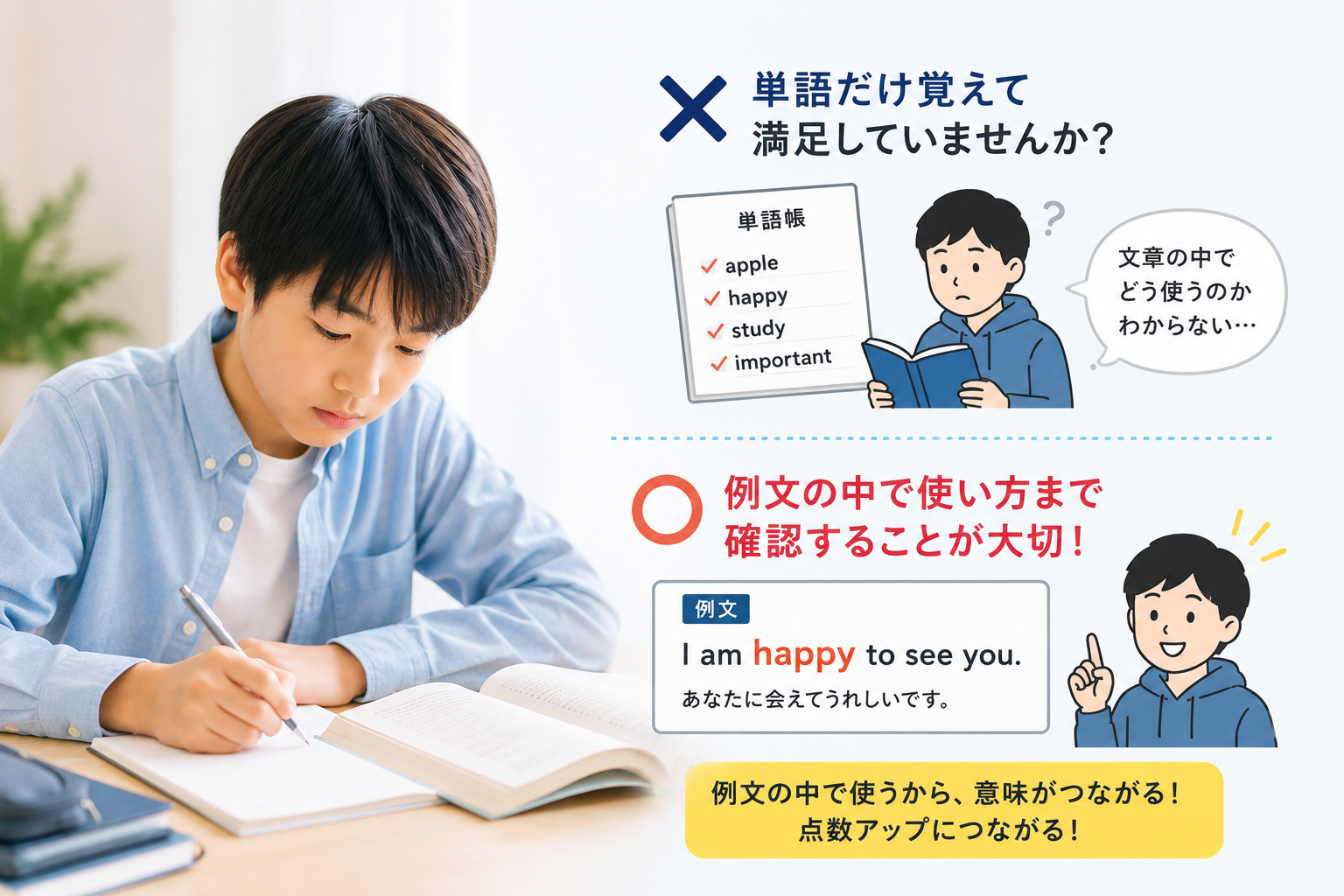 英語は「覚えた量」だけでは決まらない